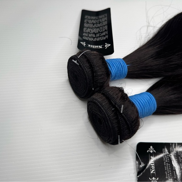 100% Human hair Straight Natural Black Bundles  in 16 In - Picture 6 of 6